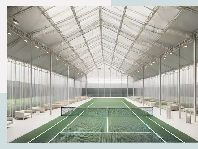 Строительство теннисных кортов в Богородицке