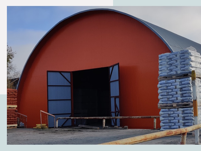 Полукруглые ангары по цене от 641 руб. в Богородицк
