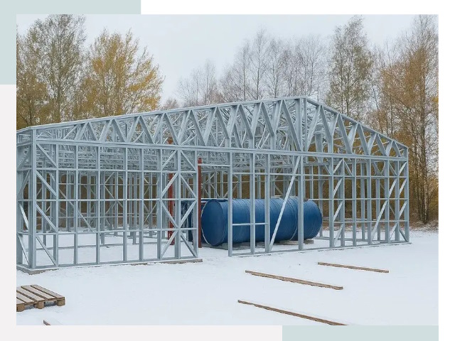 Металлические ангары в Богородицке