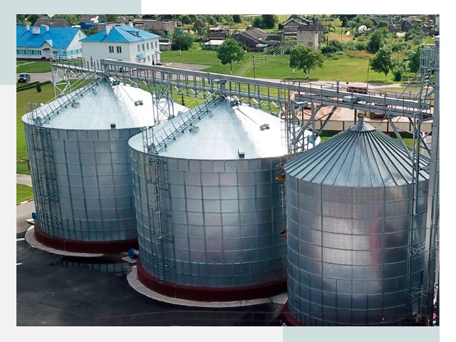 Металлические силосы в Богородицке