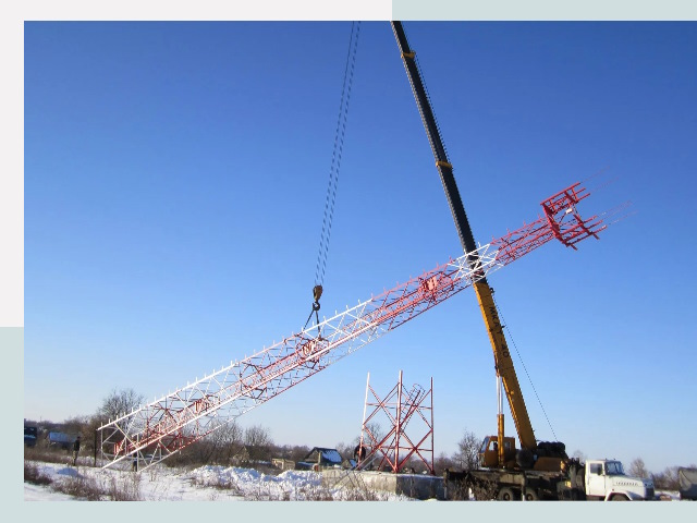 Строительство башен связи в Богородицке от 641 руб.