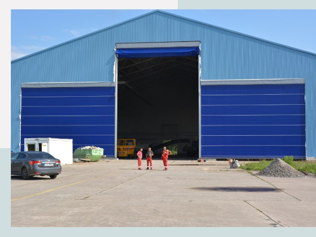 Ангарные ворота в Богородицк от СтальСтрой-Бгд по цене 641 руб.