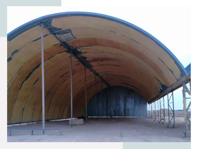 Реконструкция ангаров в Богородицке