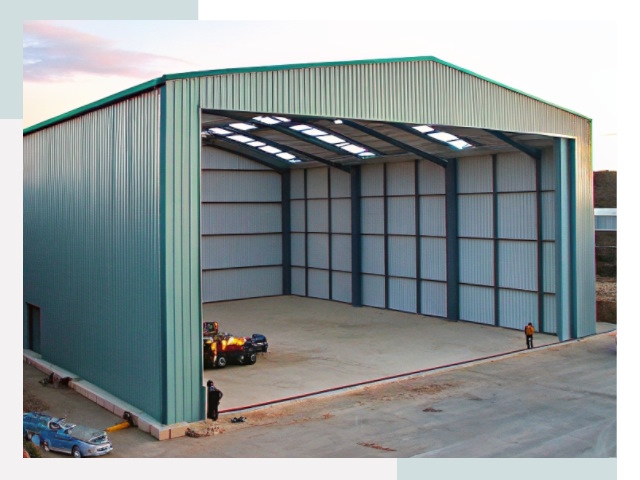 Строительство ангаров в Богородицке